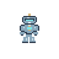 ロボットのゲーム内ドット絵