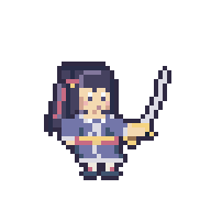 女侍のゲーム内ドット絵